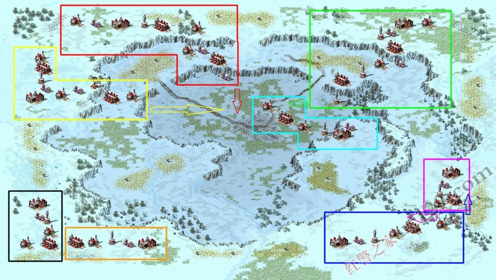 红警2（1.006）原版冰天美国三牛拉中攻略